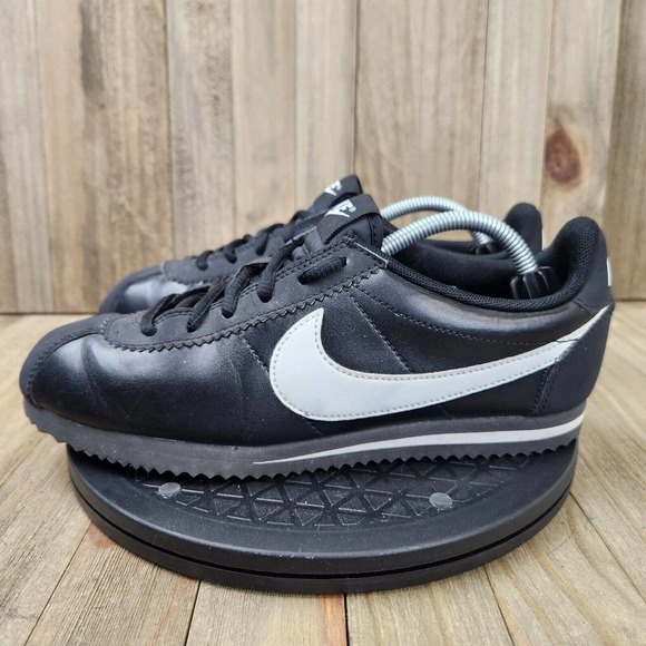 Nike Shoes - Nike Cortez Womens size 8 (tagged 6.5Y) Black Athletic Shoes